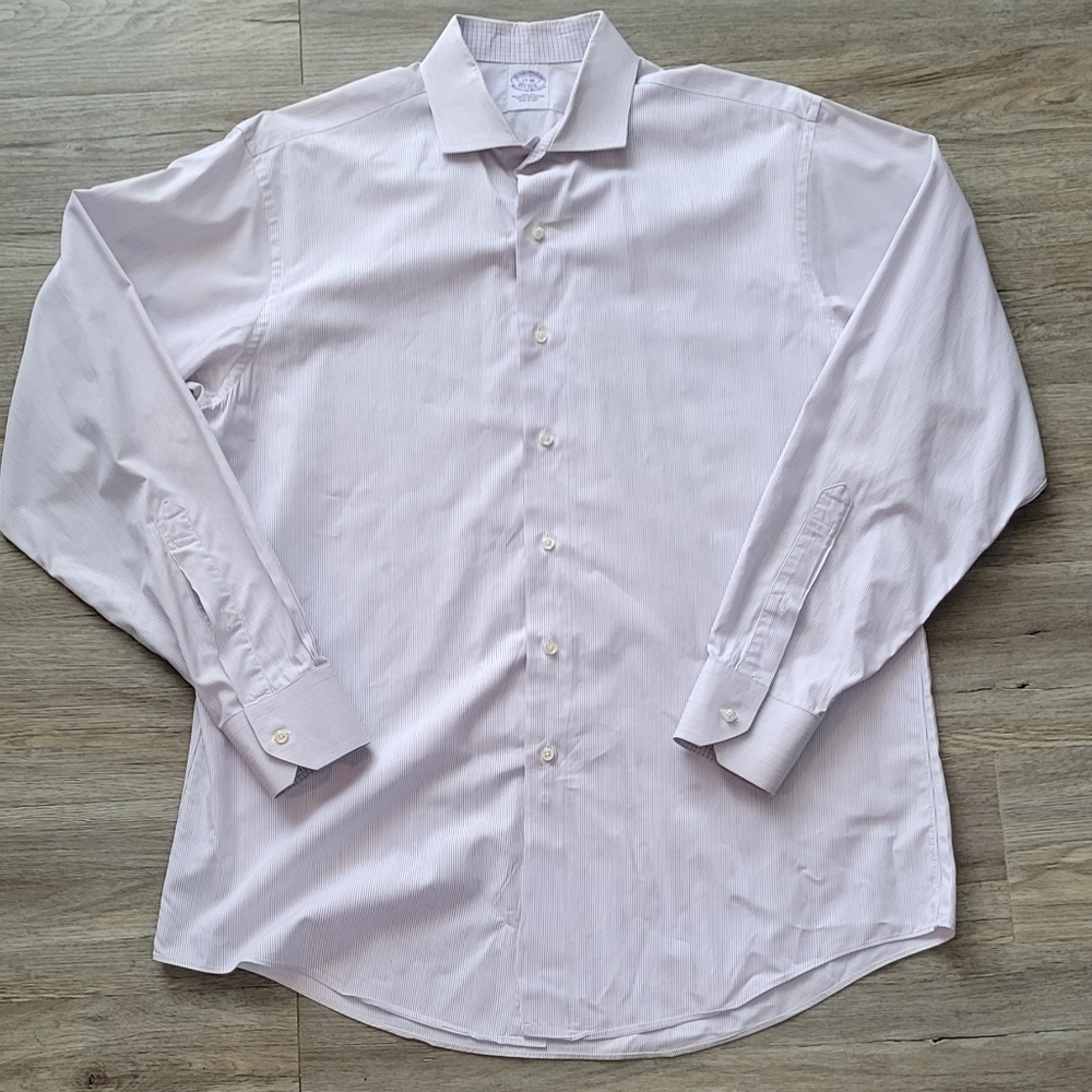 Brooks Brothers Light Pink Stripe Dress Shirt